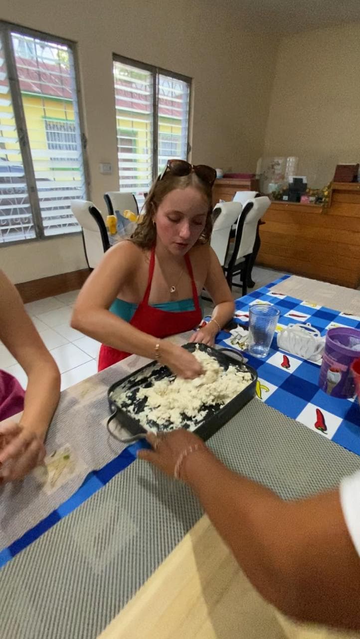 Preparing corn masa to make tortillas